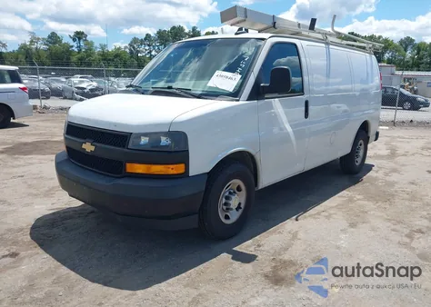 2020 Chevrolet Express Cargo Rwd 2500 Regular Wheelbase Wt из США, поврежденный, VIN 1GCWGAFGXL1241370